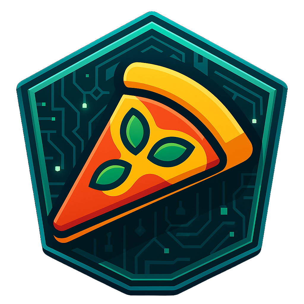 Pentagon Pizza Logo